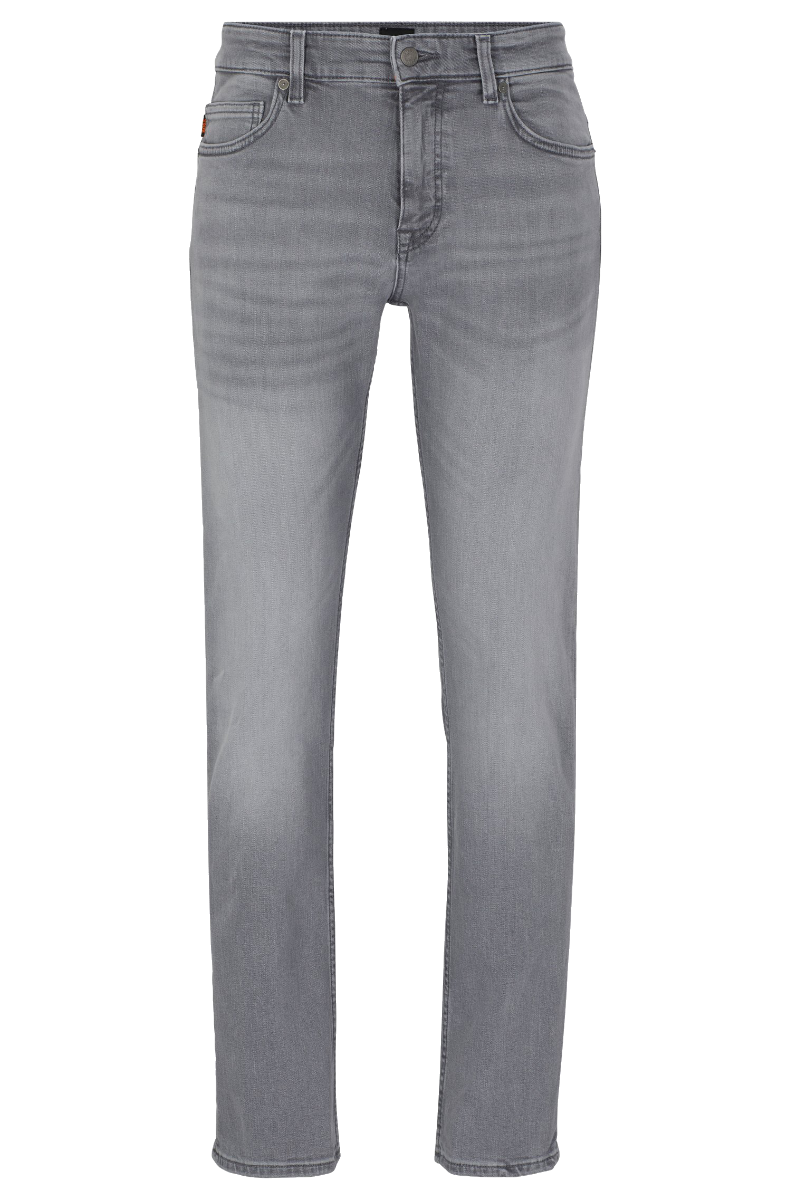 Delaware Slim Fit Jeans In Super-Stretch Denim Silver
