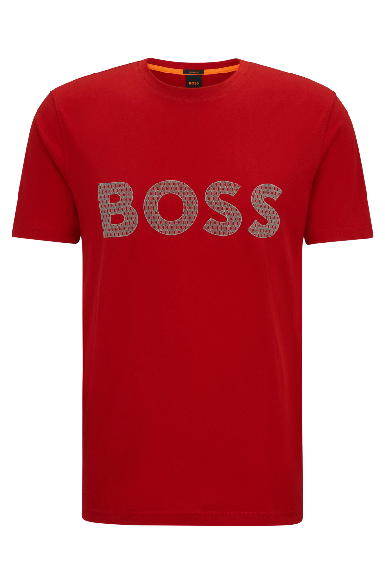 red boss t shirt