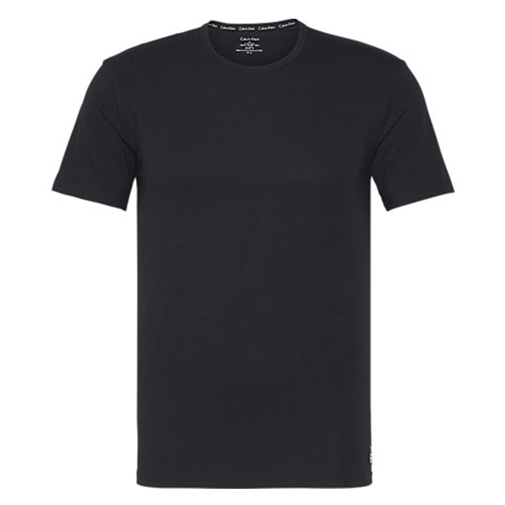 Lounge Crewneck Short Sleeve Tee Shirt 2PK Black