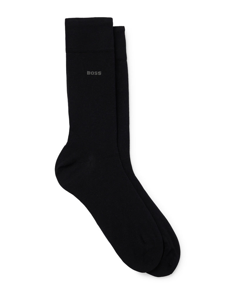 Two-pack of regular-length socks in stretch cotton