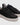 Ambitious Eclipse Lace Up Trainer, Black with white soles on a light gray background