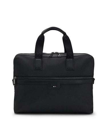 BOSS Ray Document Case in Black on a white background