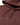 A close-up of a Belstaff Overhead Hoodie in Oxblood with matching drawstrings and a small square Belstaff logo patch on the chest. The hood is up, and the drawstrings are threaded through silver metal tips.