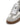 Carl Gross Urs Leather Trainer, Blue Grey with a brown sole on a white background