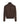 A Eduard Dressler Paul Suede Jacket, Brown shown from the back, featuring a high collar, long sleeves, and ribbed cuffs and hem, displayed on a clean white background.
