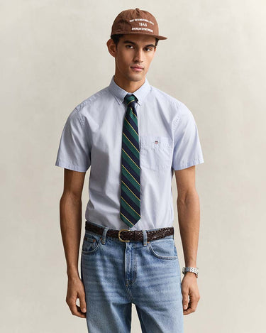 Gant Clothing Regular Fit Poplin Short Sleeve Shirt