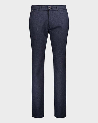 A pair of dark navy blue Gardeur TONIC-4 Tapered Fit Chino shown flat against a light gray background.