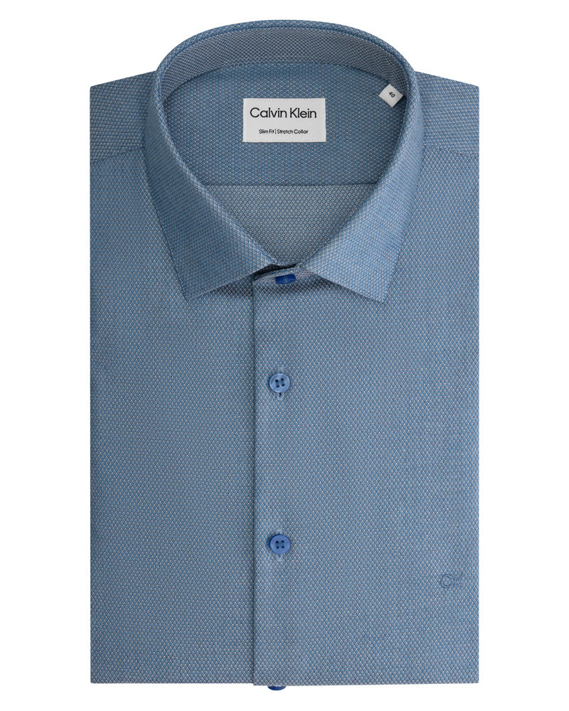 Calvin Klein Stretch Collar 2Colour Structure Shirt