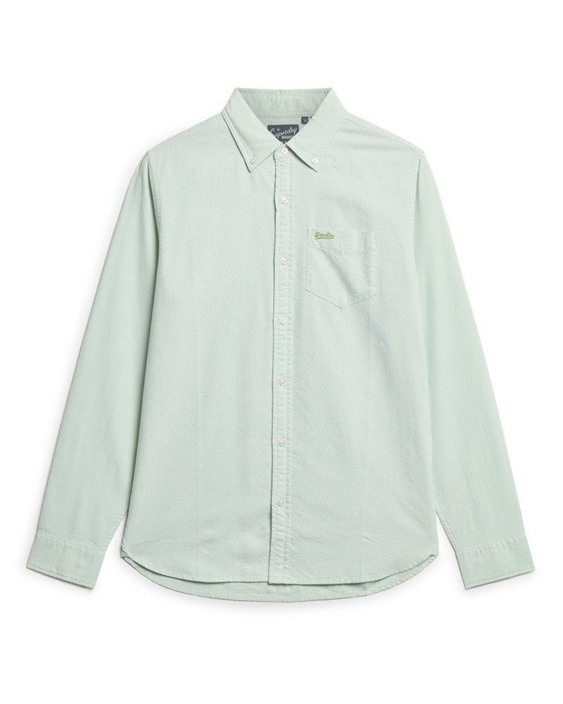 Superdry Organic Cotton Long Sleeve Oxford Shirt
