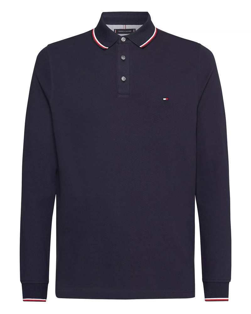 Tommy Hilfiger 1985 Collection Tipped Slim LS Polo