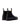 A pair of R. M. Williams Comfort Craftsman Boot Wide Fit, Black shown from a rear three-quarter angle on a clean white background.