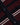 Close-up of a Strellson Jarus Wool Knit Shirt, Dark Red featuring a dark red and black checkered pattern with thin white stripes and a black button placket.