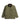 An olive green Tommy Hilfiger Corduroy Collar Padded Ripstop Barn Jacket, featuring a button-up front, a chest pocket, and two large front flap pockets, shown against a plain white background.