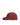 A classic six-panel Tommy Hilfiger Flag Cotton Cap, Red Wine in a deep burgundy red, shown from a side profile view against a solid white background.