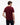 A man wearing a Tommy Hilfiger Flag Cotton T-Shirt, Wine, shown from the back against a plain white studio background.