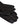 A pair of Tommy Hilfiger Napa Leather Gloves, Black with a smooth finish, shown overlapping on a plain white background.
