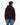 A man viewed from behind wearing a Tommy Hilfiger Peached Fleece Contrast Drawstring Hoodie and blue jeans, standing against a plain white studio background.