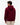 A man wearing a Tommy Hilfiger Peached Fleece Hoodie, Wine, shown from the back, paired with light beige trousers, against a plain white studio background.