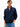 Man wearing a Tommy Hilfiger Quarter Zip Jumper in Navy with a brand logo on a white background