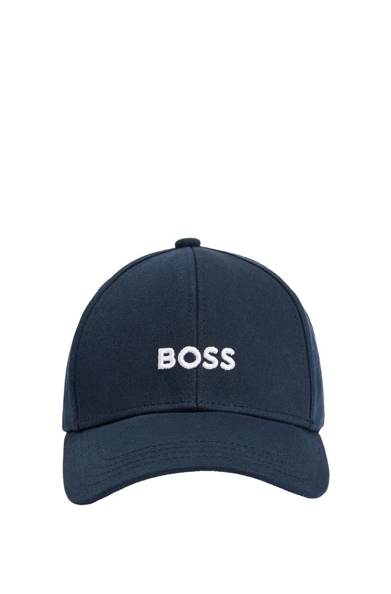 Boss Accessories Zed Cotton-twill six-panel cap with embroidered logo