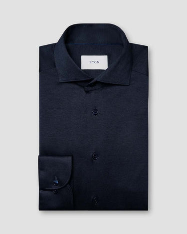 Eton Filo di Scozia Jersey Slim Fit Shirt