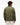 A man viewed from the back wearing an olive olive green Tommy Hilfiger Corduroy Collar Padded Ripstop Barn Jacket with a dark brown collar and white trousers, set against a plain white studio background.