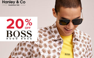 20% off Hugo Boss - Check out our top must have Hugo Boss for Summer