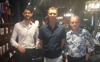 Ireland's latest golfing hero - Séamus Power visits Hanley & Co