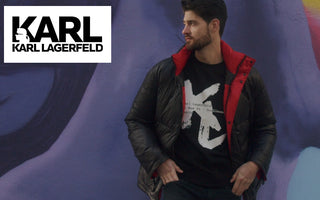 Get the Look featuring new reversible Karl Lagerfeld Jacket