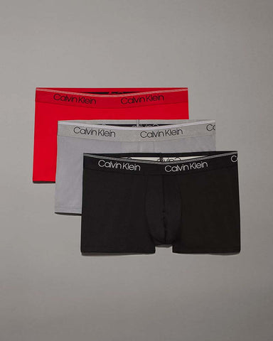 Calvin Klein 3 Pack Low Rise Trunks - Micro Stretch