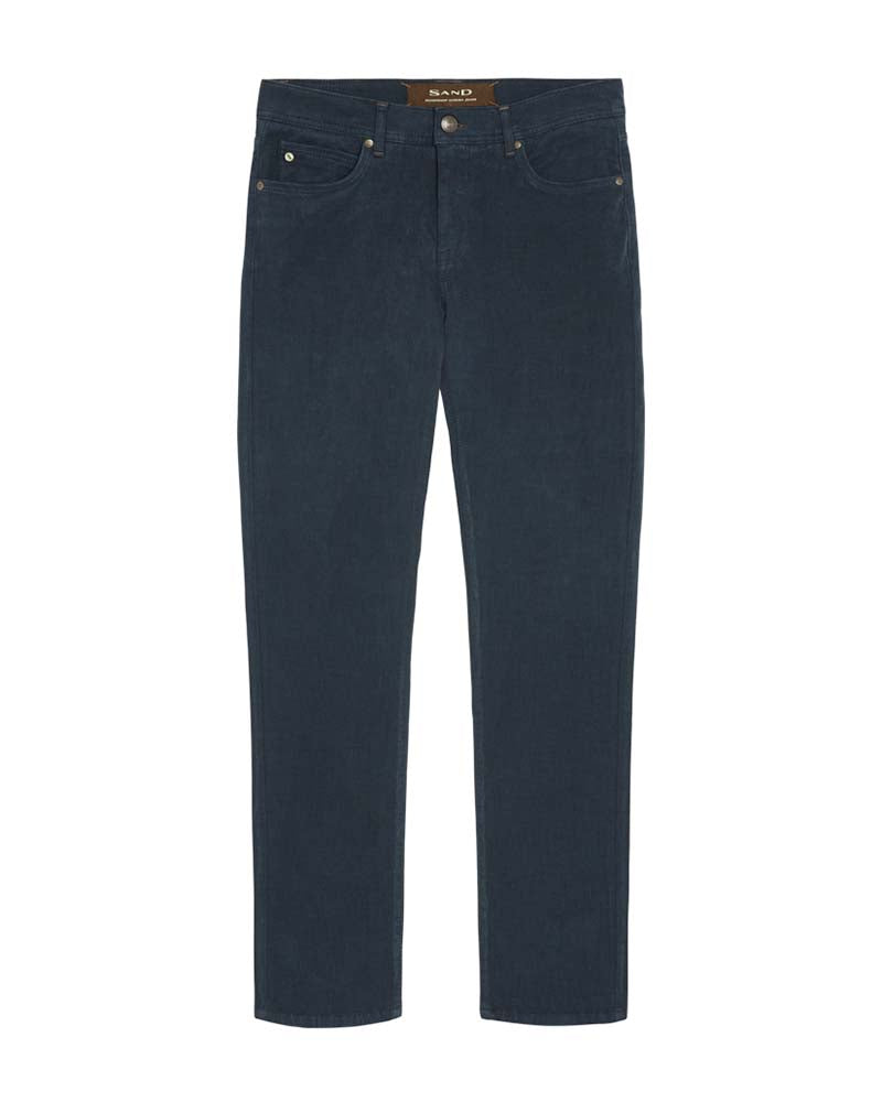 SAND Copenhagen Suede Touch Burton N Modern Fit 5 Pocket