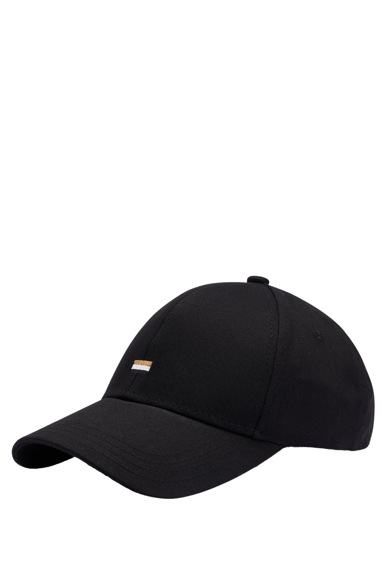 Zed Flag Cotton-twill cap with signature-stripe embroidery Black