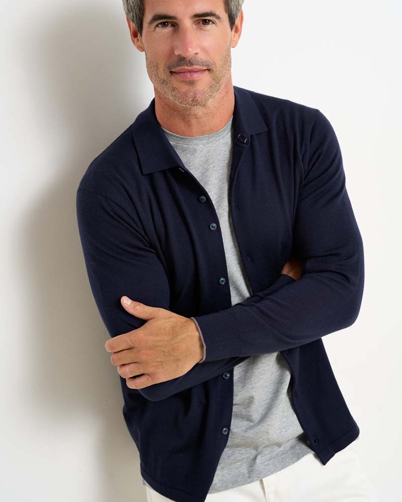 R2 100% Merino Wool Lightweight Lightweight Cardigan