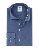 R2 Modern Fit Linen Blend Shirt