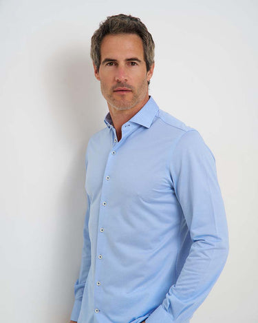 R2 Modern Fit Linen Blend Travel Shirt