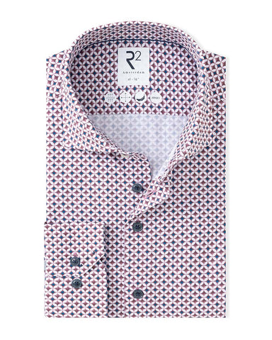 R2 Printed Modern Fit Travel Shirt
