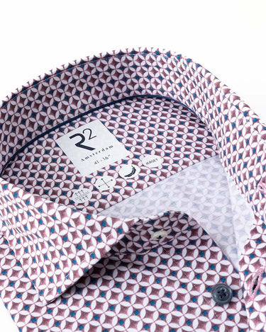 R2 Printed Modern Fit Travel Shirt