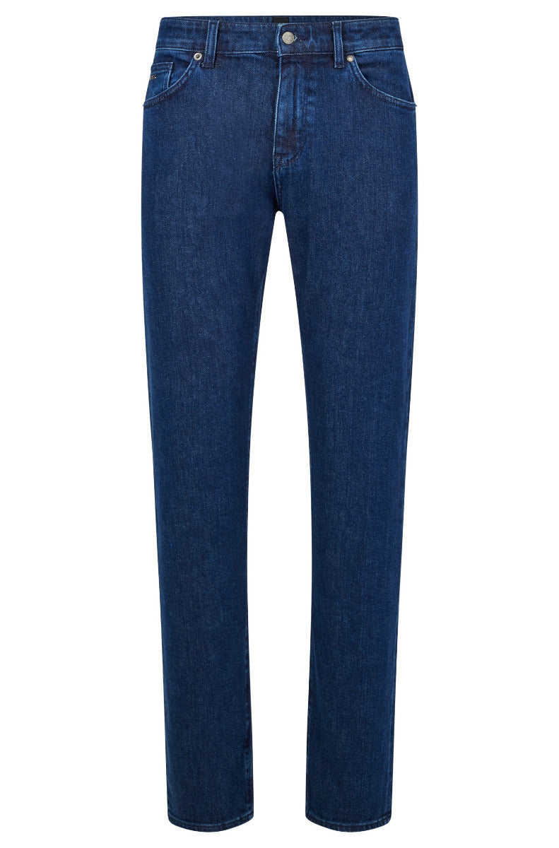 Maine3 Regular-Fit Comfort-Stretch Denim Jeans Blue