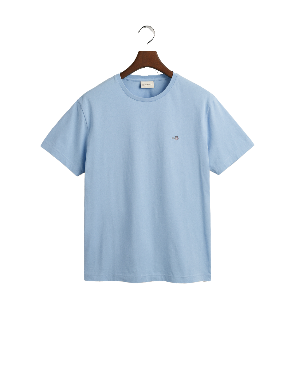 Gant Clothing Regular Fit Shield T-Shirt Capri Blue