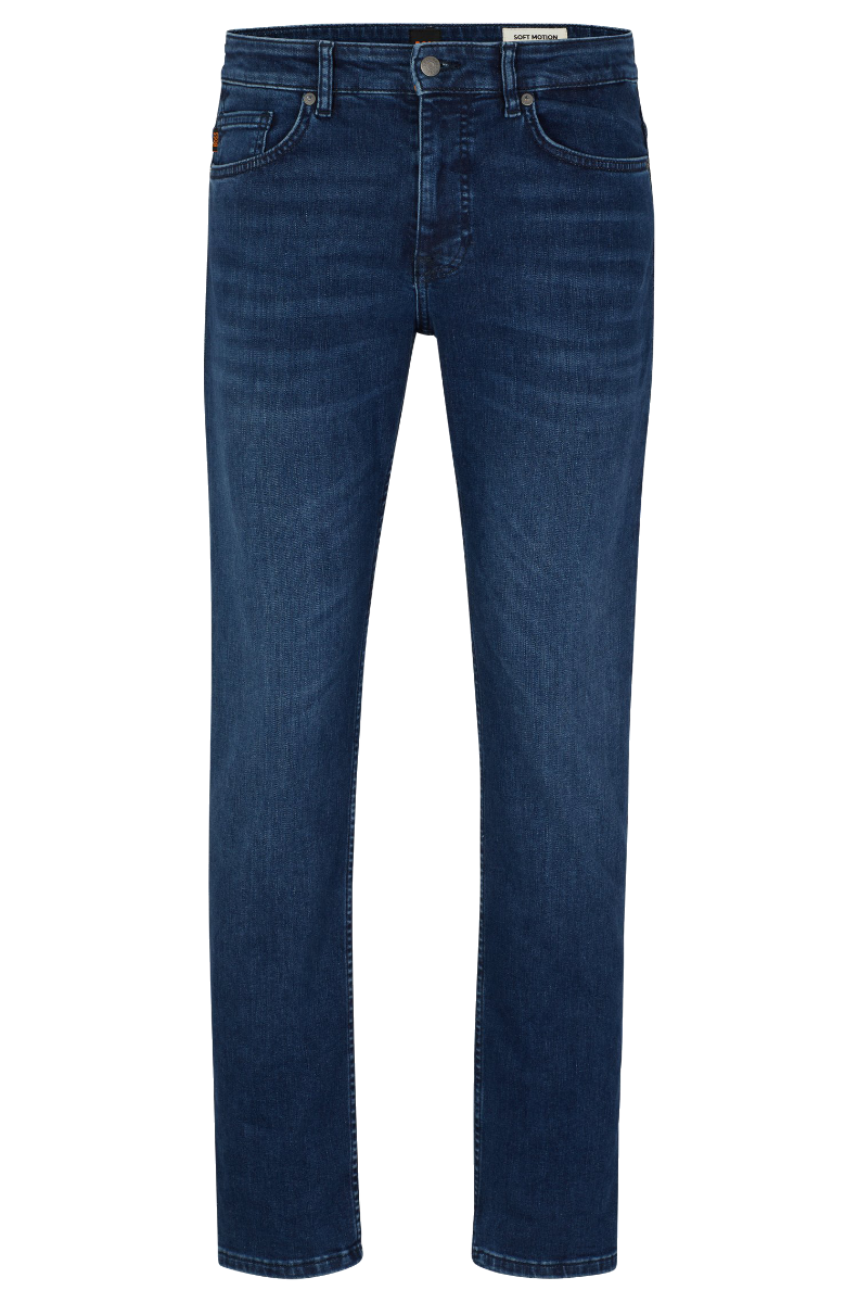 Delaware Jeans In Super-Stretch Denim Dark Blue