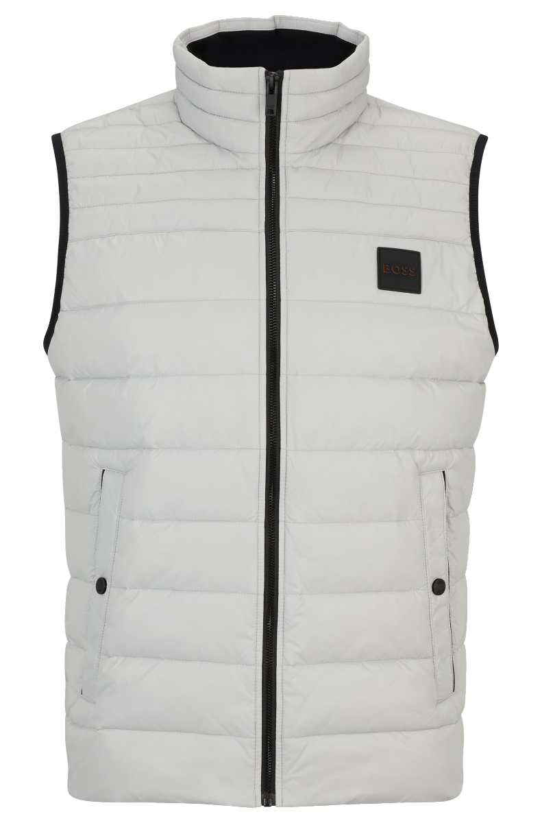 Odeno Water-repellent gilet in gloss and matte fabrics N/A
