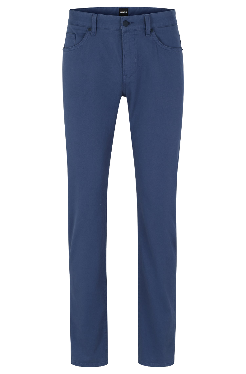 Delaware3-1-20 Slim-fit jeans in stretch-denim gabardine Open Blue