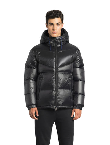 Dyna Chevron Quilted Puffer