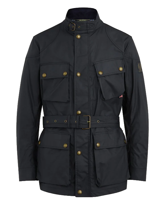 Trialmaster Waxed Cotton Jacket Dark Navy