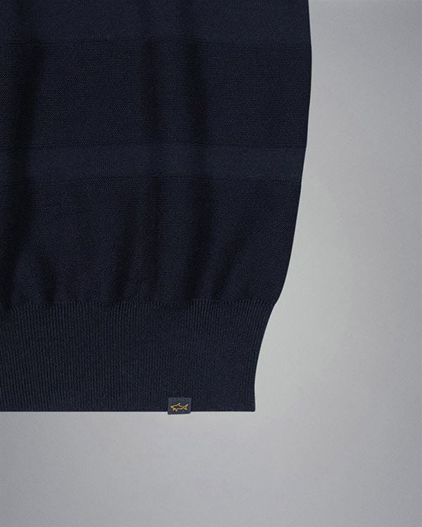 Paul & Shark Shark Tag Soft Cool Touch wool crewneck