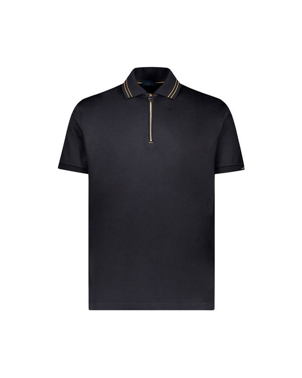 Paul & Shark Metal Shark Aqua Touch cotton polo