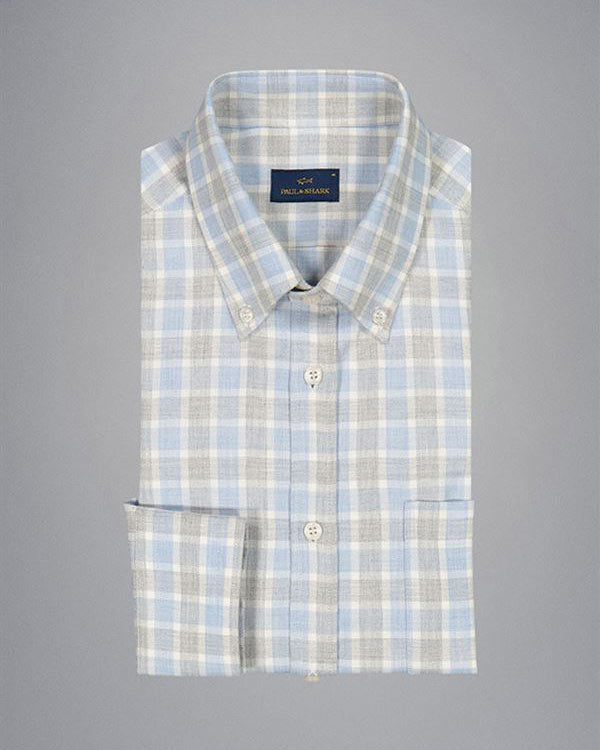 Paul & Shark Flannel cotton shirt