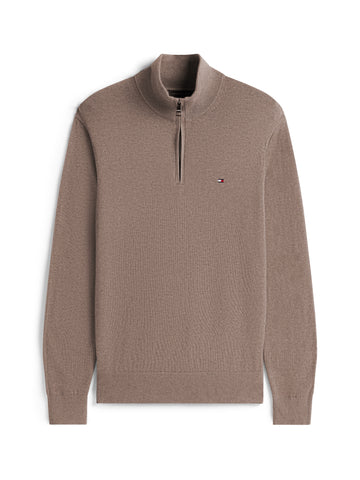 Tommy Hilfiger Half-Zip Mock Jumper with Cashmere