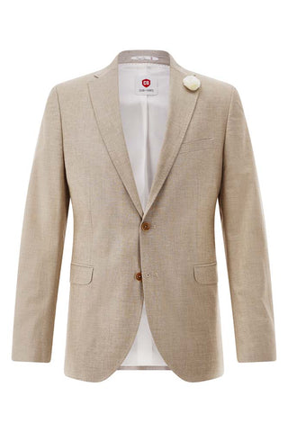 Club Of Gents Paul Paco Paddy 3 Piece Slim Mix and Match Suit Light Beige