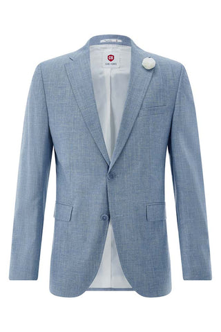 Club Of Gents Paul Paco Paddy 3 Piece Slim Mix and Match Suit Light Blue